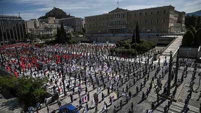 بالصور.. المظاهرات في زمن «كورونا»