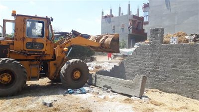 إزالة 343 حالة تعد بالدقهلية