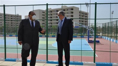 تطوير ملاعب رياضية بجامعة حلوان بدعم من الشباب والرياضة