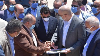 وزيرا الرياضة والإسكان يتفقدان إنشاء مدينة رياضية واستاد ببورسعيد