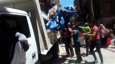 حملة لإزالة الإشغالات والمخالفات وسط الإسكندرية