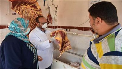 ضبط 200 كيلو لحوم مذبوحة خارج السلخانة بالدقهلية