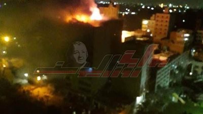 عاجل .. حريق هائل ببرج مخصص مخزن للنجف فى ميت نما بشبرا الخيمة (صور)