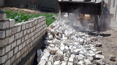 إزالة 34 تعدّيًا وإيقاف مخالفة بناء بناصر