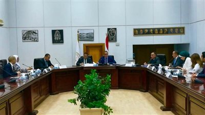 العناني يبحث حل مشاكل العاملين