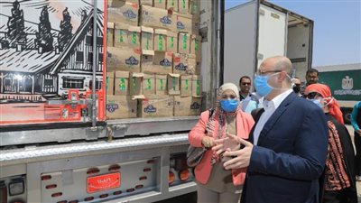  22 ألف كرتونة من  مصر الخير للأسر الأولى بالرعاية  ببني سويف