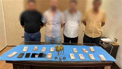 ضبط 4 متهمين بحوزتهم تمثال أثري