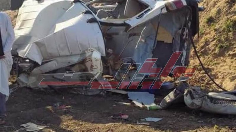 حادث انقلاب سيارة