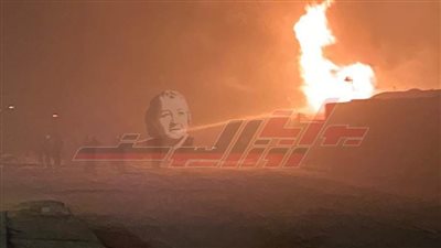 حريق هائل بمصنع أسفنج بالعبور 