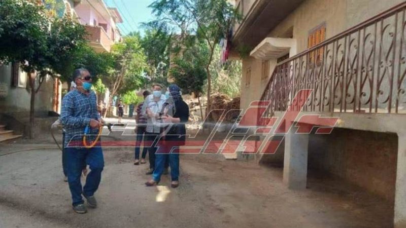 تطهير المنشآت بالمنوفية