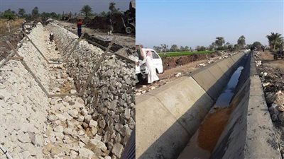 تنفيذاً للتكليفات الرئاسية.. الانتهاء من تنفيذ أعمال تأهيل وتبطين (3) ترع ببني سويف (صور)