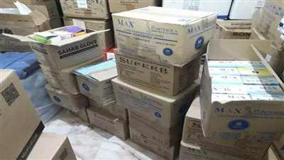ضبط 9200 عبوة مستلزمات طبية تم حجبها عن التداول بالإسكندرية