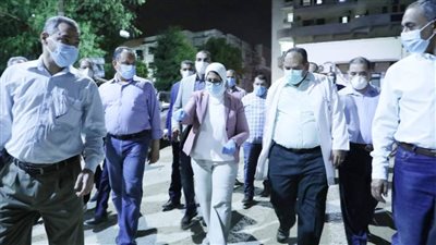 وزيرة الصحة: قسمان للعزل بحميات العباسية.. ومبنيان للمشتبه بإصابتهم في الوراق ومنشية البكري