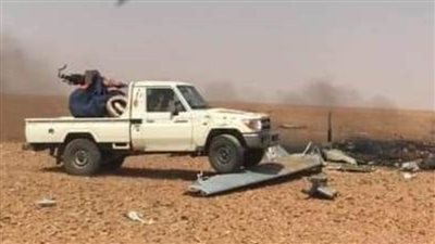 الجيش الليبي يسقط طائرة تركية أثناء محاولتها الإغارة على 