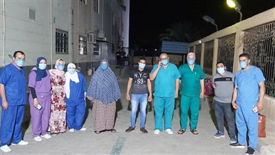 تعافي 10 مصابين من كورونا ومغادرتهم الحجر الصحي بالدقهلية