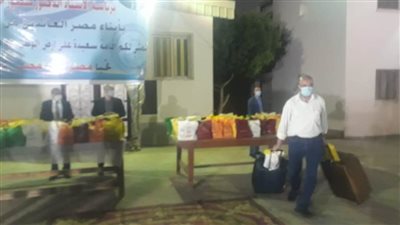 العائدون من أبوظبي يشكرون السيسي ويشيدون بحسن استقبال جامعة بني سويف