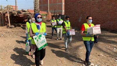 4 آلاف كرتونة سلع غذائية للأسر الأولى بالرعاية بالمنيا