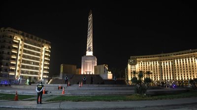 ميدان التحرير يتلألأ بعد التطوير