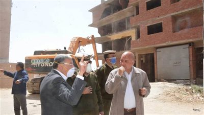 حملات مكبره لإزالة التعديات على الأراضي الزراعية وأملاك الدولة بالمنيا 