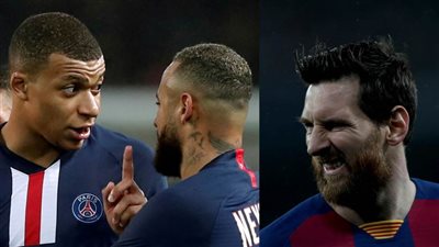 انخفاض كبير في قيمة ميسي ونيمار ومبابي