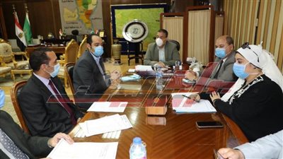 وفد وزاري بالمنوفية للحد من انتشار فيروس كورونا