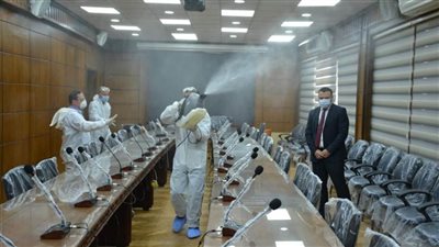 نائب محافظ الدقهلية يقود حملة تطهير شاملة بالديوان العام