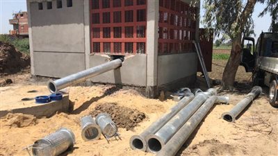 إزالة التعديات على الرياح الناصري ومتابعة عملية تطوير متخللات المساقي بكفر الدوار