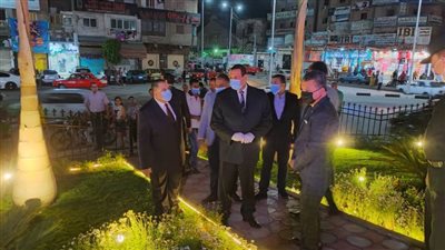 اللواء هشام آمنة يفتتح ميدان الشهداء بدمنهور