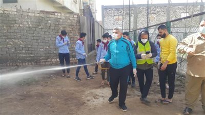 تنفيذ حملة تعقيم وتطهير مراكز الشباب على مستوى الجمهورية