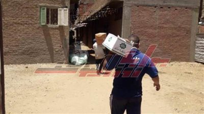 توزيع 450 كرتونة غذائية و2000 كمامة علي أسر العزل المنزلي بالمنوفية 