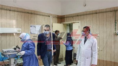 تجهيز معهد الكبد كمستشفى عزل للعاملين بجامعة المنوفية 