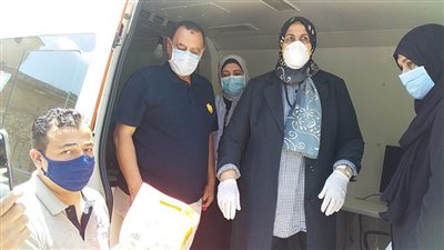 توزيع أدوية على الحالات المخالطة لمصابي 