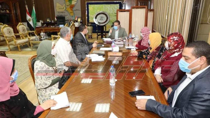 اجتماع محافظ المنوفية