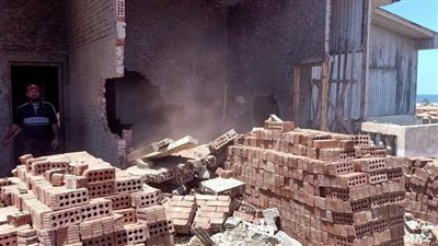  إزالة فورية لمخالفة بناء بدمياط الجديدة