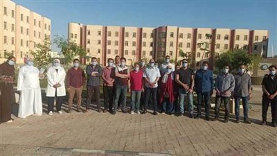 تعافي وخروج 114 مصاب كورونا ببني سويف