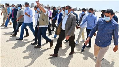 محافظ البحيرة ووزير الإسكان يتفقدان موقع رشيد الجديدة