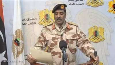 المسماري يهدد باستخدام الجيش الليبي لقوة جوية غاشمة