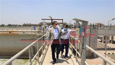 محافظ المنوفية يتفقد مشروع الصرف الصحي بمنشأة سلطان