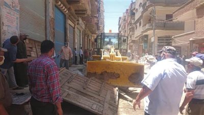 كفرالشيخ: تزيل التعديات على الأراضي الزراعية 