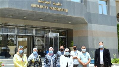 200 عبوة غذائية من جامعة حلوان للعمالة اليومية