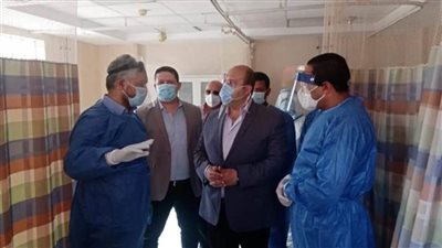 نائب محافظ الجيزة يتفقد مستشفى أبو النمرس  والبدرشين المركزي