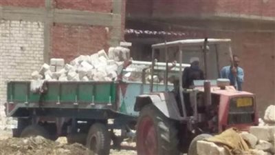 إزالة 73 حالة تعد بالمنيا