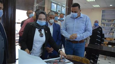 تشكيل لجنة لتطوير وميكنة مكتبة المنصورة العامة