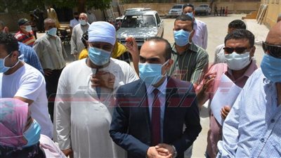ننشر بالصور تفقد نائب محافظ سوهاج لمستشفى حميات جرجا بسوهاج
