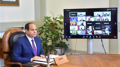 الرئيس السيسي يشارك فى قمة إفريقية مصغرة بحث خلالها تداعيات أزمة فيروس كورونا