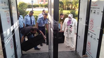 تعليم كفر الشيخ يتسلم البوابات الإلكترونية لامتحانات الثانوية