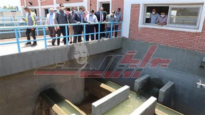 محافظ المنوفية يتفقد محطة مياه الباجور بتكلفة 708 ملايين جنيه