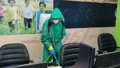 مياه القليوبية تستمر في تعقيم مقرات خدمة العملاء