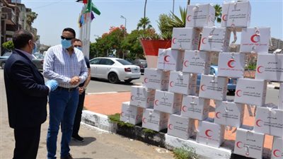 حملات تطهير للهلال الأحمر بمستشفيات المنصورة