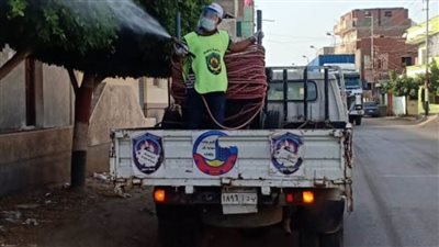 جامعة دمنهور تواصل أعمال التطهير الوقائي بمدن ومراكز البحيرة